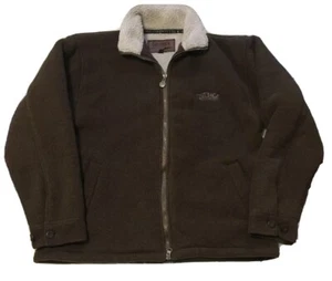 Outback Trading Co. Brown Plainsman Big Shirt Summit Zip Front Jacket Coat Sz M - Picture 1 of 8