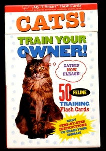 KATZEN! Train Your Owner! : 50 Feline Training Lernkarten und Heft zum Training - Bild 1 von 11