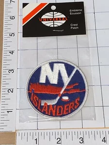 1 SELTEN VINTAGE 1970er New York Islanders NHL HOCKEY EMBLEM WAPPEN PATCH NEUWERTIG IN VERPACKUNG - Bild 1 von 3