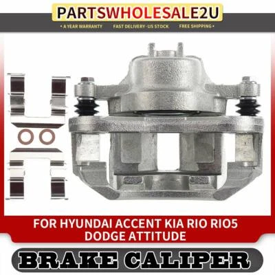 Pinza de freno delantera derecha derecha con soporte para Hyundai Accent 06-11 Dodge Kia Rio Foto 1 de 4