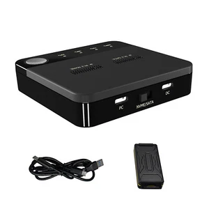 New Dual Bay M.2 SSD NVMe M.2 Enclosure Offline Clone Duplicator Disk Copy Tool - Afbeelding 1 van 14