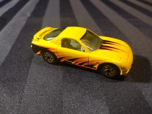 Matchbox Superfast 1993 Mazda RX-7 Yellow Diecast Car Loose No Packaging - Picture 1 of 5