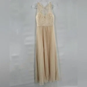Saved by the dress cream flute maxi dress size small - Picture 1 of 9