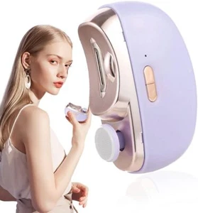Electric Automatic Nail Clipper with Light, Fingernail Cutter and Polish - Picture 1 of 25