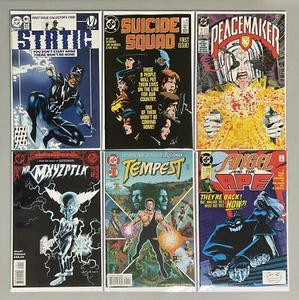 ┥DC #1 Comic Keys Static 1993 Peacemaker Suicide Squad 1987 Casi nuevo-(9.0-9.2) - Imagen 1 de 5