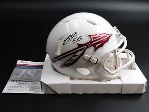Braden Fiske Signed Auto Florida State White Speed Mini Helmet LA Rams JSA COA - Picture 1 of 1