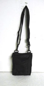 New w/o Tag~Black Ltwgt Fabric~Unisex~Fanny/Waist Pk~Shoulder Bag~Pouch+Trifold - Picture 1 of 7