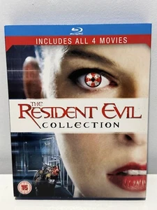 Resident Evil Boxset Blu-ray 4 Films Region A B C Rated 15 - Picture 1 of 7