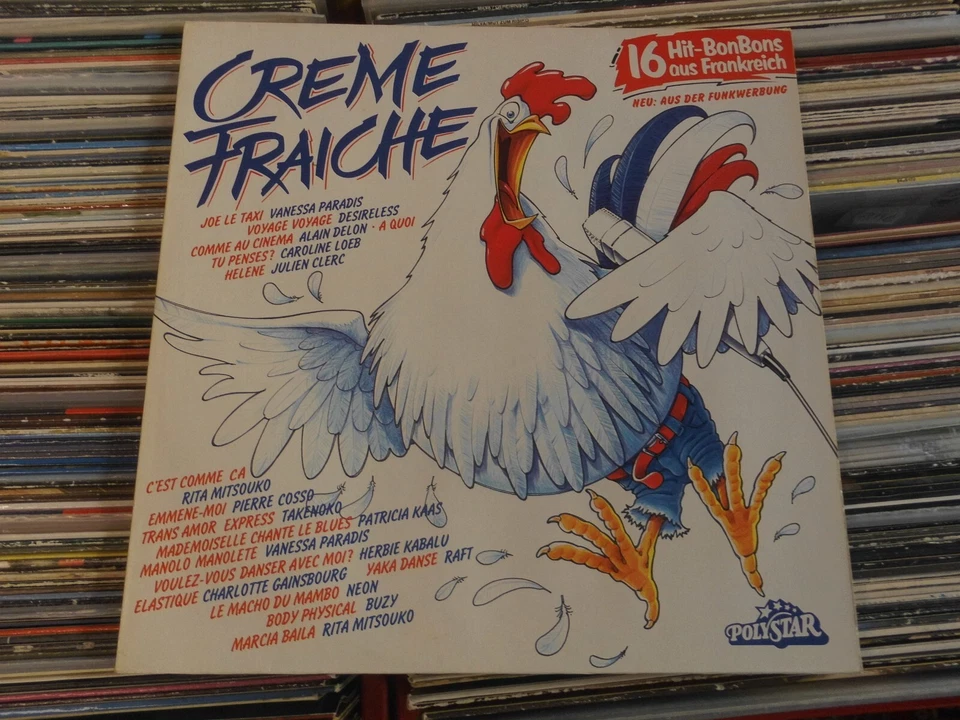 CREME FRAICHE LP: PARADIS/DELON/LOEB/CLERC/COSSO/DESIRELESS/KAAS/GAINSBOURG/BUZY - Bild 1 von 4