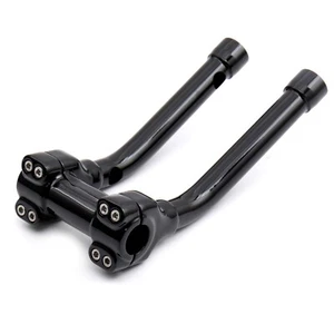 1.25" Clamp 10" Rise Handlebar Riser for Softail Heritage Fat Boy Touring - Picture 1 of 11