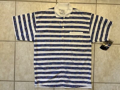 NUEVO CON ETIQUETAS Nike Vintage Años 90 Nike Golf Abstracto Estampado Algodón Polo Talla Pequeña Foto 1 de 4