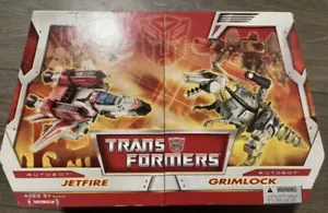 GRIMLOCK JETFIRE Limited MIB Rare Hasbro Transformers TFCC Exclusive Classic RID - Picture 1 of 2
