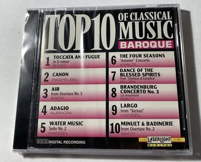 Top 10 of Classical Music: Baroque [CD] New Sealed Free Fast Shipping. - Image 1 of 4