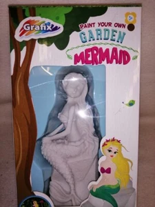 Grafix Paint Your Own Garden Mermaid Statue Painting Art Craft Activity Kit - Picture 1 of 3