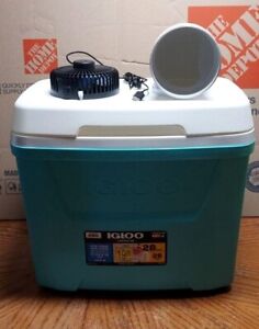Onos 28qt Swamp Cooler Ice Portable Air Conditioner Camping /Burning Man USB Fan