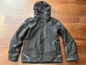 Spyder Cooper schwarzer Kapuzenpullover mit Reißverschluss mehrere Taschen für Herren klein belüftet Skijacke - Bild 1 von 17