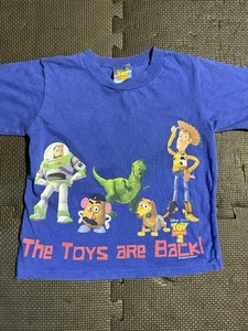 Vintage Toy Story 2 Youth Boys Size 4-5 T-Shirt Y2K Promo - Picture 1 of 14