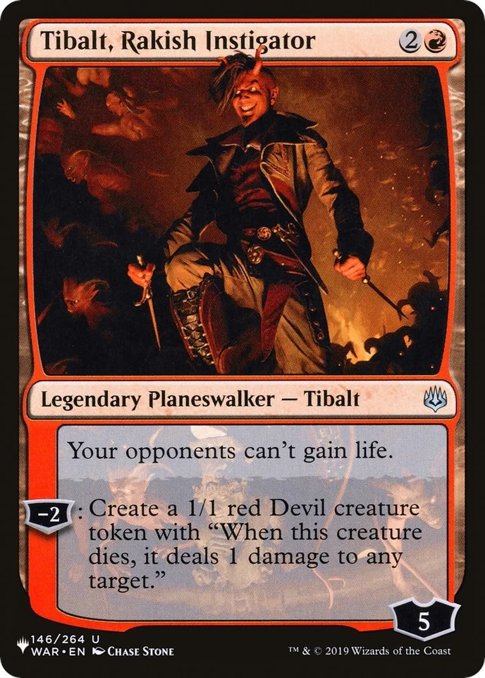 Tibalt, Rakish Instigator 146/264 NM Normal The List Reprints MTG EN - Image 1 of 1
