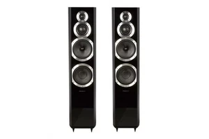 Wharfedale DIAMOND 10.7 Lautsprecher Paar schwarz - in OVP wie neu - Bild 1 von 5
