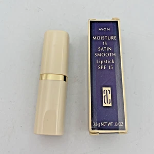 Lápiz labial suave satinado Avon Moisture 15 de colección Rich Spice talla estándar nuevo en stock 1996 - Imagen 1 de 6