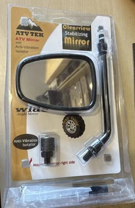 ATV TEK Clearview Stabilizing Mirror Wide Angle Left Or Right Mount NEW - Bild 1 von 13