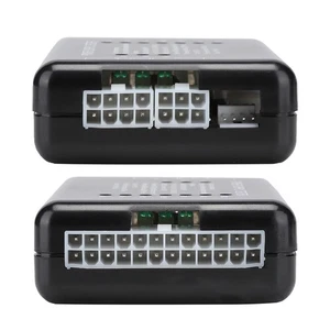 Black Computer PC Power Supply Tester 24Pin Compatible PSU/ATX//HDD With NEW - Afbeelding 1 van 9