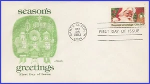 USA5 #2064 U/A ARTMASTER FDC Christmas Santa - Bild 1 von 1