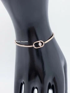 NEW 100% Authentic SWAROVSKI Rose Gold Crystal Sparkling Dance Bracelet 5472382 - Picture 1 of 6