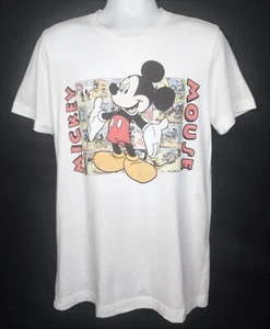 Camiseta de lona Bella para mujer M manga corta Disney Mickey Mouse gráfico cómics - Imagen 1 de 10