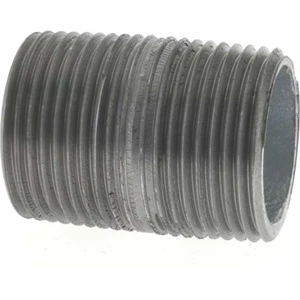 PIPE NIPLE Galvanizado 1-1/2" Horario 80 x CERRAR Rosca Ambos Extremos (TBE) - Imagen 1 de 9