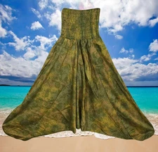 Women Sari Pants, Hippy Boho Pants, Aladdin Alibaba Genie Baggy Harem Pants S-L