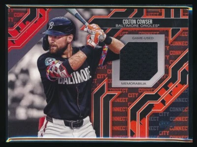 Colton Cowser 2025 Topps Series 1 City Connect Game Used Jersey Orioles - Image 1 of 2