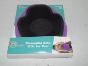 PET TRENDS - PERRO - GUANTE DE BAÑO DE MASAJE - PÚRPURA (GRN-506) - Imagen 1 de 1