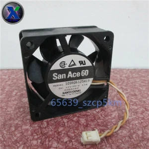 1pcs SANYO 109R0612S419 12V 0.17A 6025 2Pin Double Ball Long Life Cooling Fan - Picture 1 of 2
