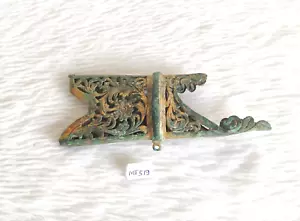 Antiguo medallón de espada 19c montador floral corte rejilla trabajo raro antiguo coleccionable MT519 - Imagen 1 de 7