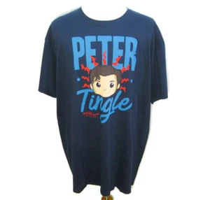 PETER TINGLE Spider-Man Mens (Size 3XL) Blue Short Sleeve Graphic T-Shirt Marvel - Picture 1 of 4