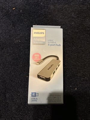 Philips USB 2.0 4-Port Hub, Type-C - Image 1 of 4