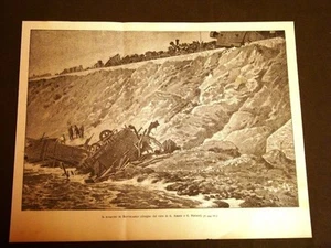 Züge und Eisenbahnen Eisenbahnkatastrophe von Monte Carlo 1886 - Bild 1 von 1