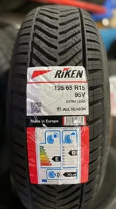 4 Pneumatici 4 stagioni 195 65 15 95V XL RIKEN by Michelin gomme nuove + omaggio - Foto 1 di 1