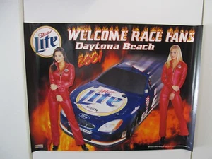 2001 NASCAR DAYTONA 500 #2 MILLER LITE  RUSTY WALLACE POSTER - Picture 1 of 2