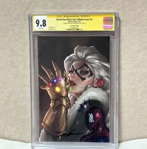 Jeehyung Lee signierte Skizze Black Cat Infinity Virgin Marvel Comics CGC 9.8 - Bild 1 von 1