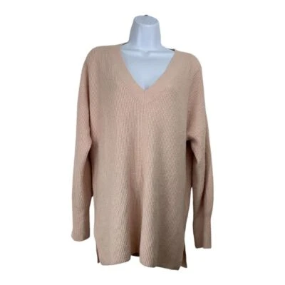 Suéter halógeno feminino pequeno oversized vovô leve aconchegante quente túnica macia - Imagem 1 de 4