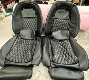 1992-1993 Ford Mustang Seat Upholstery kit (full kit F/R) convertible - Foto 1 di 9