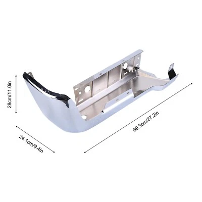 NUEVO parachoques trasero derecho cromado para pasajero barra frontal para Ford F250 F350 2017-2022 con estacionamiento Foto 1 de 4