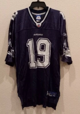 Reebok NFL Football Jersey Dallas Cowboys #19 Keyshawn Johnson Size XL Blue  - Image 1 of 4