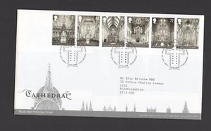 RAR! 2008 CATHEDRALS FDC adressiert an ERIC BRISTOW MBE DARTS - PERFEKT - Bild 1 von 1