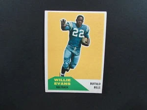 1960 Fleer Football Karte #65 Willie Evans - Bild 1 von 4