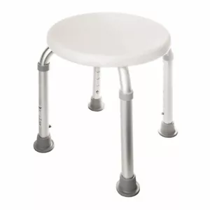 DJMed Shower Stool, Round Bath Adjustable - Picture 1 of 3
