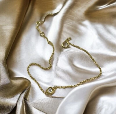 Brazalete Marrin Costello X Curador Soleil Topacio Dorado y Blanco Nuevo Con Bolsa para el Polvo Foto 1 de 4