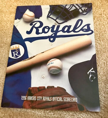 1996 Kansas City Royals Official Scorecard - vs Chicago White Sox - MLB 7/13/96 - Image 1 of 4
